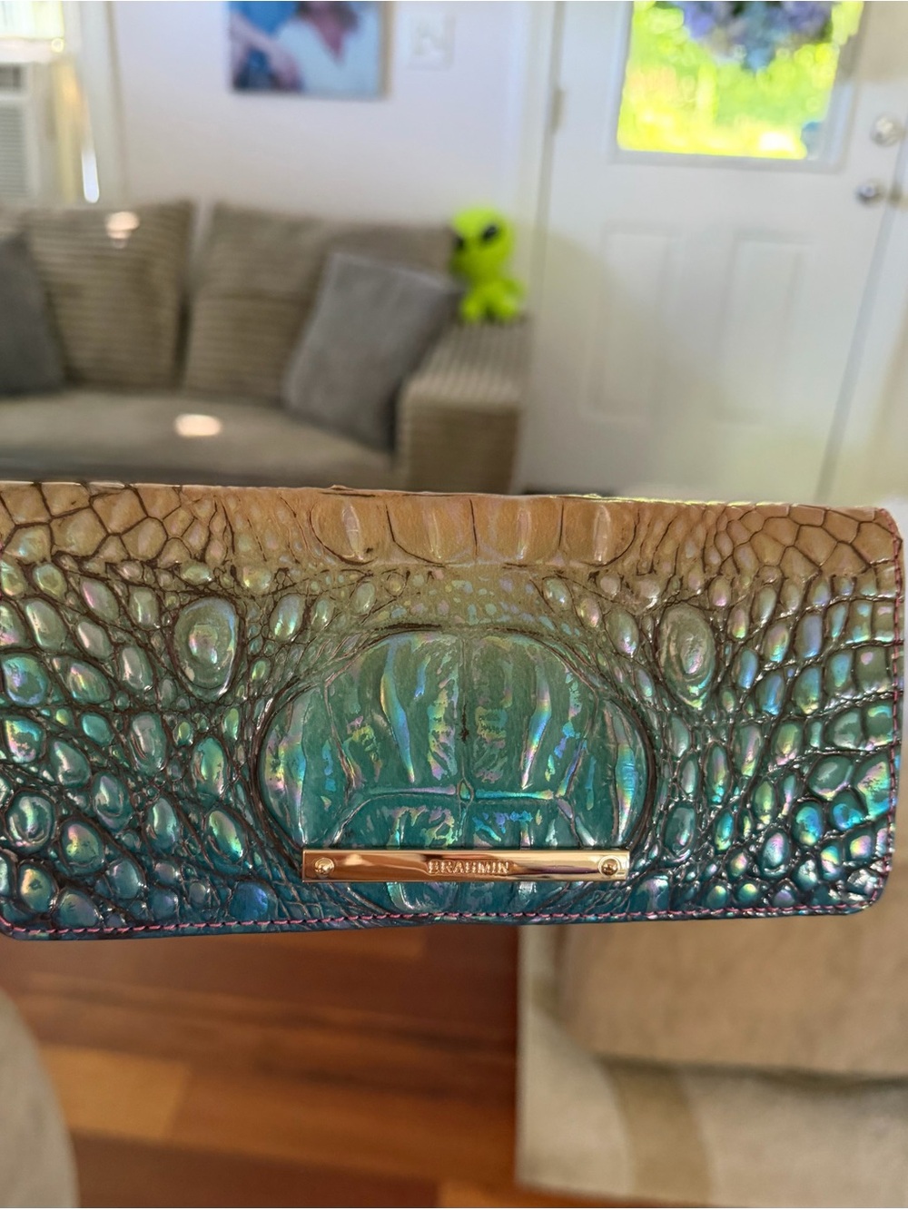 Brahmin Horizon Ombre Melbourne Ady Wallet K59170800886 New Rare!